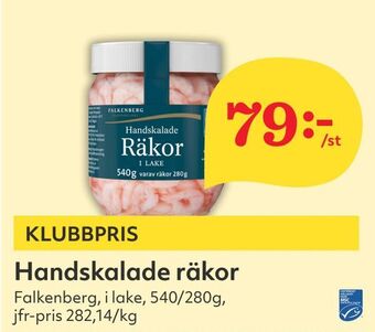 Hemköp Handskalade räkor erbjuda