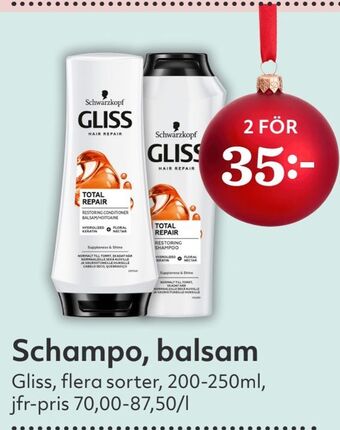 Hemköp Schampo, balsam erbjuda