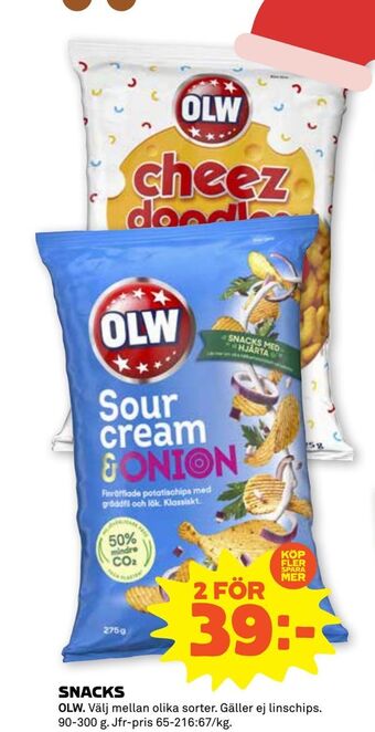 Stora Coop Snacks erbjuda