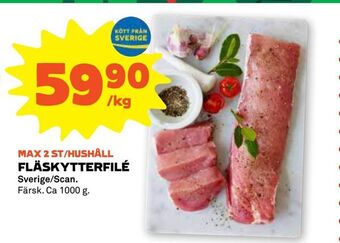 Stora Coop Fläskytterfilé erbjuda