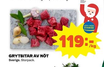 Stora Coop Grytbitar av nöt erbjuda