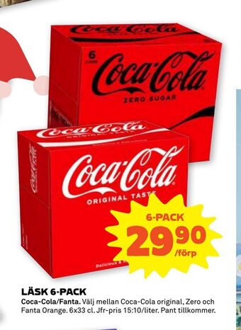 Stora Coop Läsk 6-pack erbjuda