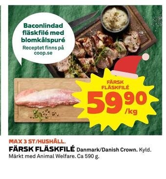Coop Extra Färsk fläskfilé erbjuda