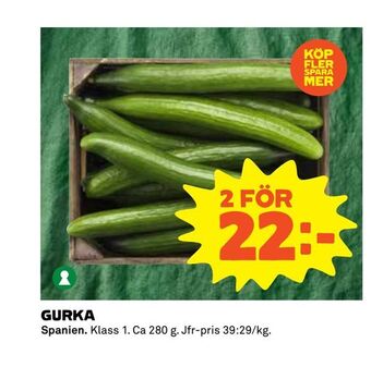 Coop Extra Gurka erbjuda