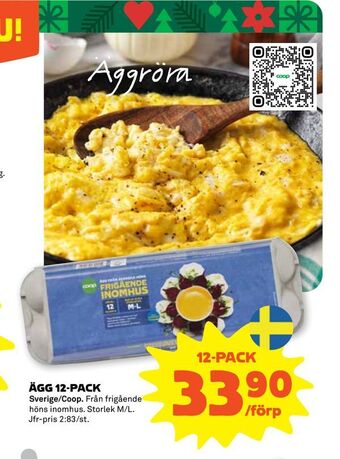 Stora Coop Ägg 12-pack erbjuda