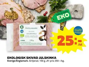 Stora Coop Ekologisk skivad julskinka erbjuda