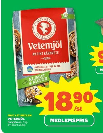 Vetemjöl