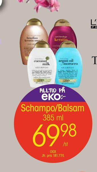 EKO Schampo/balsam erbjuda