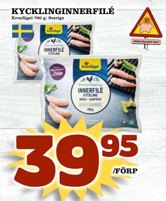 Matdax Kycklinginnerfilé erbjuda