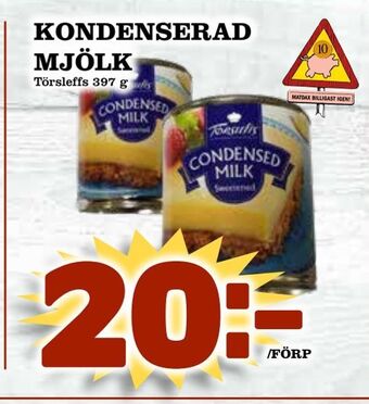 Matdax Kondenserad mjölk erbjuda