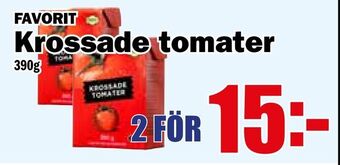 Matdax Krossade tomater erbjuda
