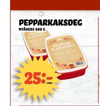 Nelins Pepparkaksdeg erbjuda