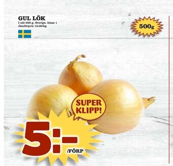 Gul lök