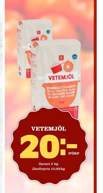 Nya Pulsen Vetemjöl erbjuda
