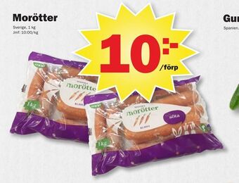 Pekås Morötter erbjuda