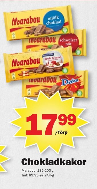 Pekås Chokladkakor erbjuda