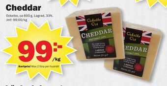 Pekås Cheddar erbjuda
