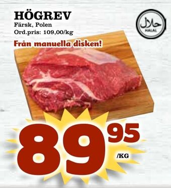 Supergrossen Högrev erbjuda