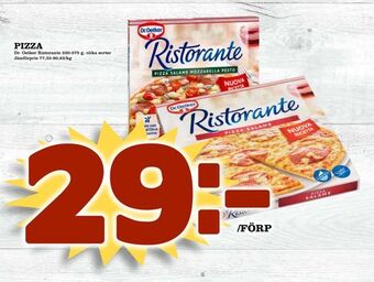 Supergrossen Pizza erbjuda