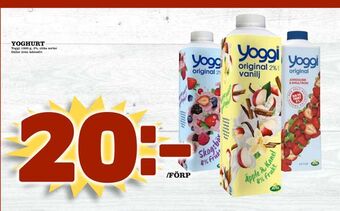 Supergrossen Yoghurt erbjuda