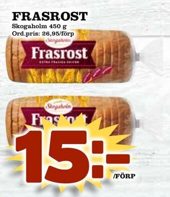 Supergrossen Frasrost erbjuda
