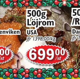 T-jarlen 500g löjrom erbjuda