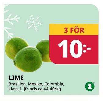Tempo Lime erbjuda