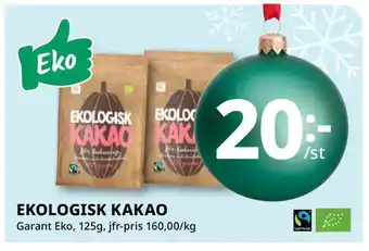 Ekologisk kakao