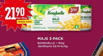 Willys Majs 3-pack erbjuda