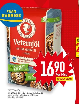 Willys Vetemjöl erbjuda
