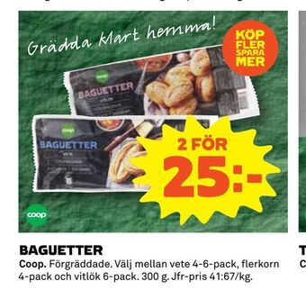 Coop Baguetter erbjuda