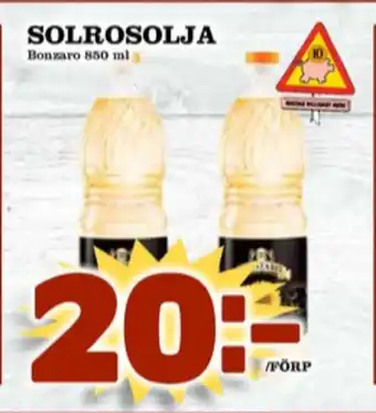 Matdax Bonzaro solrosolja erbjuda