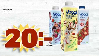 Matdax Yoggi yoghurt erbjuda