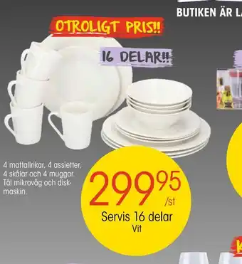 EKO Servis 16 delar erbjuda