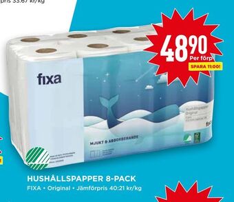Willys Hushållspapper 8-pack erbjuda