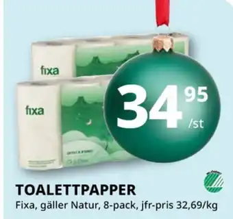 Tempo Natur toalettpapper erbjuda