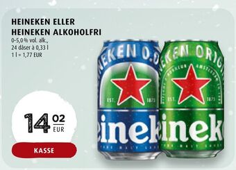 Scandinavian Park Heineken eller heineken alkoholfri erbjuda