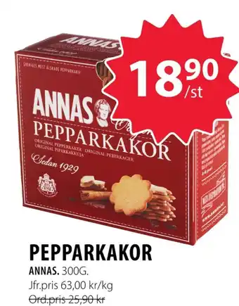Annas pepparkakor