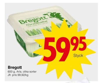 Matöppet Normalsaltat smörvariant erbjuda