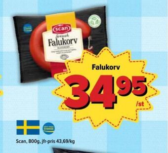 Östenssons Scan falukorv erbjuda