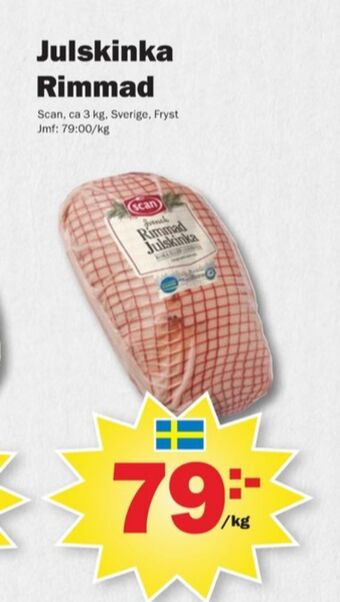 Pekås Scan julskinka erbjuda