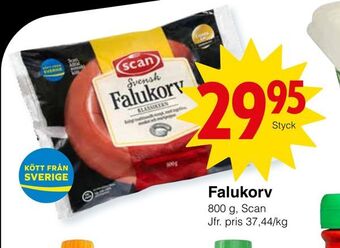 Matöppet Falukorv erbjuda