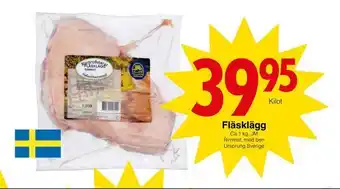 Matöppet Fläsklägg erbjuda