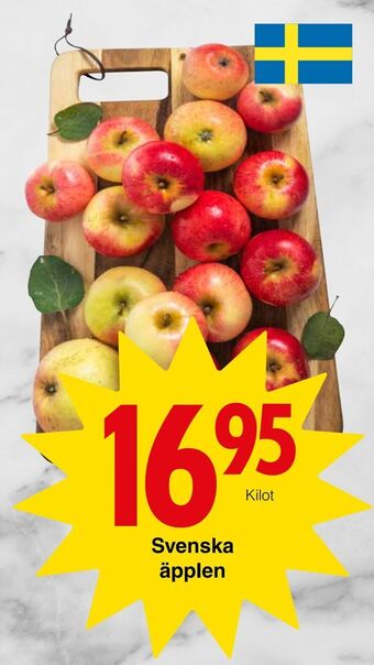 Matöppet Svenska äpplen erbjuda