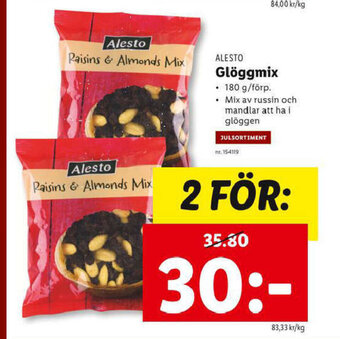Lidl Alesto Glöggmix erbjuda
