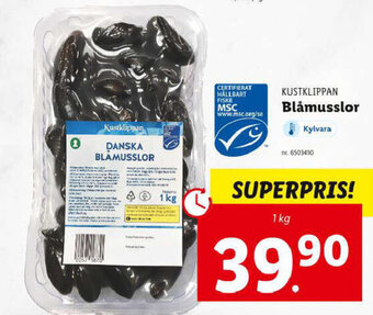 Lidl Kustklippan Blåmusslor erbjuda