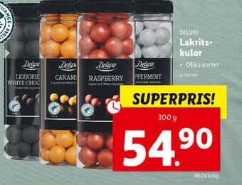 Lidl Deluxe Lakritskulor erbjuda