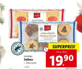 Lidl Favorina Julkex erbjuda