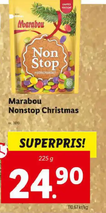 Lidl Marabou Nonstop Chritsmas erbjuda