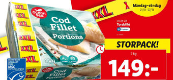 Lidl Ocean Sea Torskfilé erbjuda